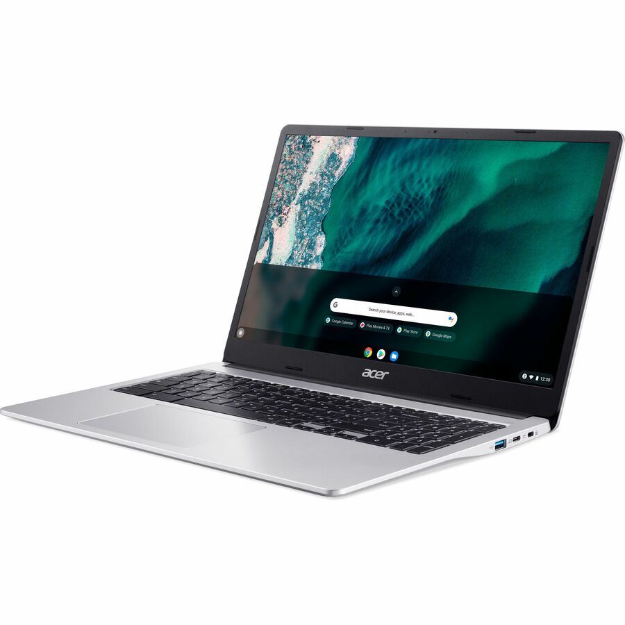 Acer Chromebook 315 CB315-4H CB315-4H-P8FZ 15.6" Chromebook - HD - Intel Pentium Silver N6000 - 4 GB RAM - 128GB SSD - English (US) Keyboard - Pure Silver