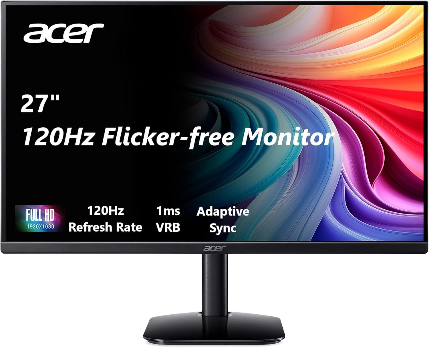 Acer KB272 G0 27" Widescreen LCD Monitor 1920x1080 120Hz Certified Refurbished