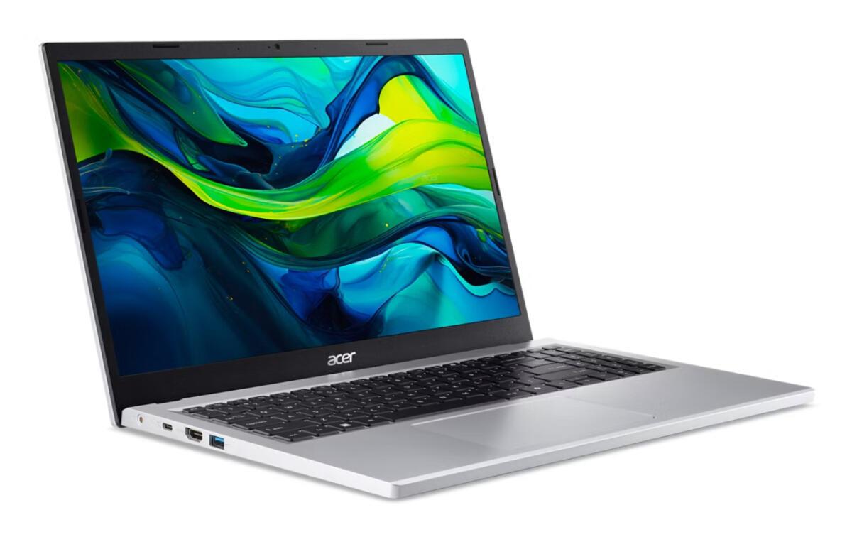 Acer Aspire Go 15 AG15-31P AG15-31P-3947 15.6" Notebook - Full HD - Intel Core i3 i3-N305 - 8 GB - 128 GB Flash Memory - English Keyboard - Silver