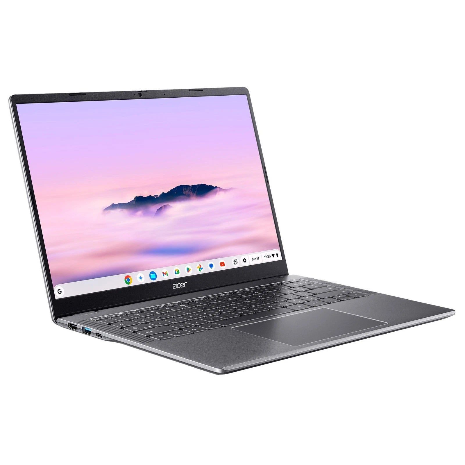 Acer Chromebook Plus 514 14" WUXGA IPS Touch, Intel Core 3 N355, 8GB RAM, 512GB SSD, ChromeOS, Silver, Clamshell – CB514-6HT-368E Excellent Condition