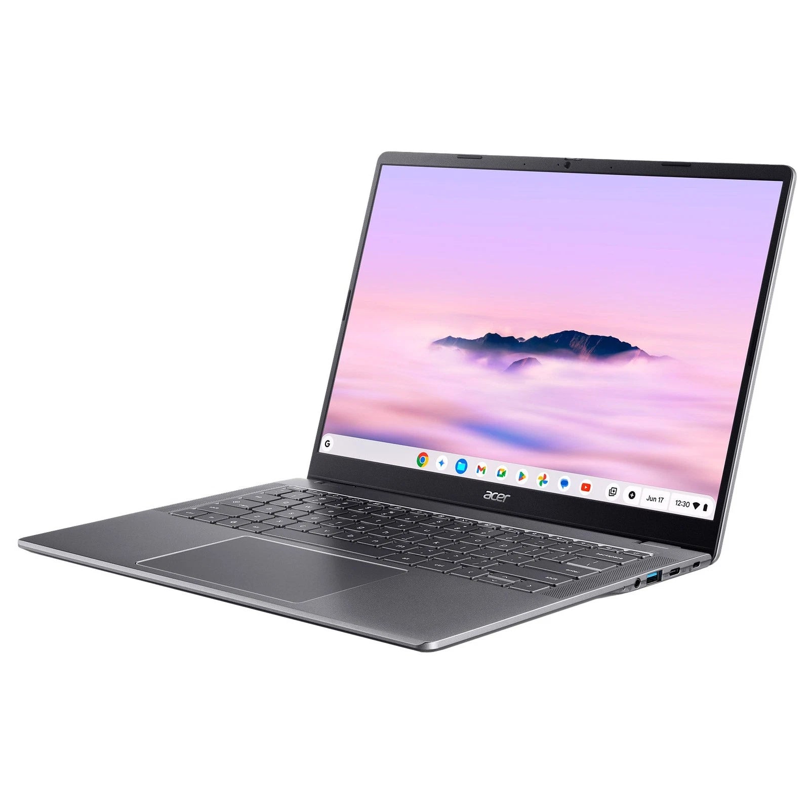 Acer Chromebook Plus 514 14" WUXGA IPS Touch, Intel Core 3 N355, 8GB RAM, 512GB SSD, ChromeOS, Silver, Clamshell – CB514-6HT-368E Excellent Condition