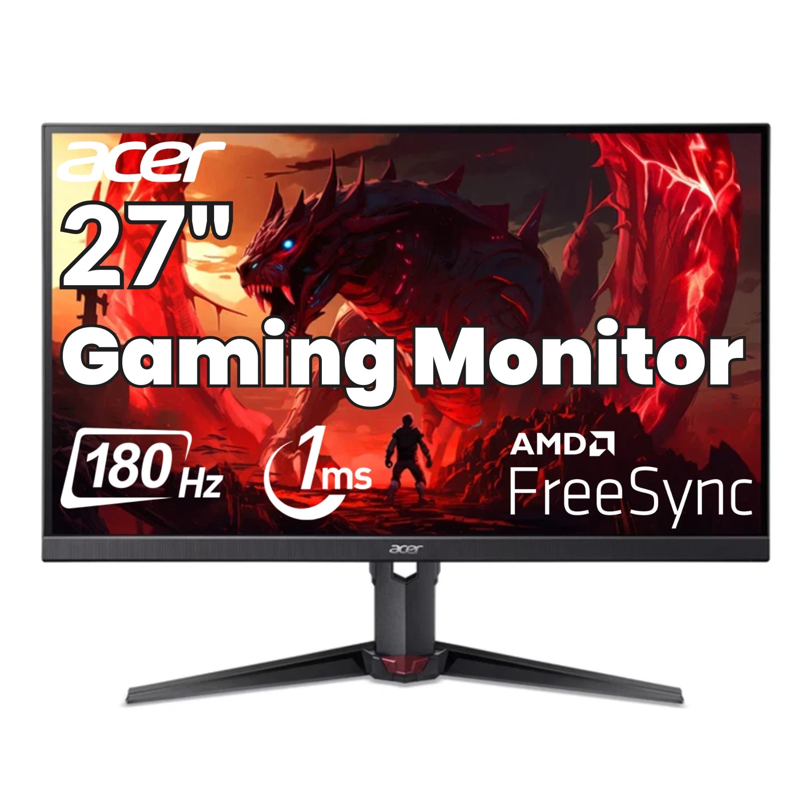 Acer XV270 X1 27" IPS Gaming Monitor FHD 400nits 180Hz 1ms UM.HX1AA.101